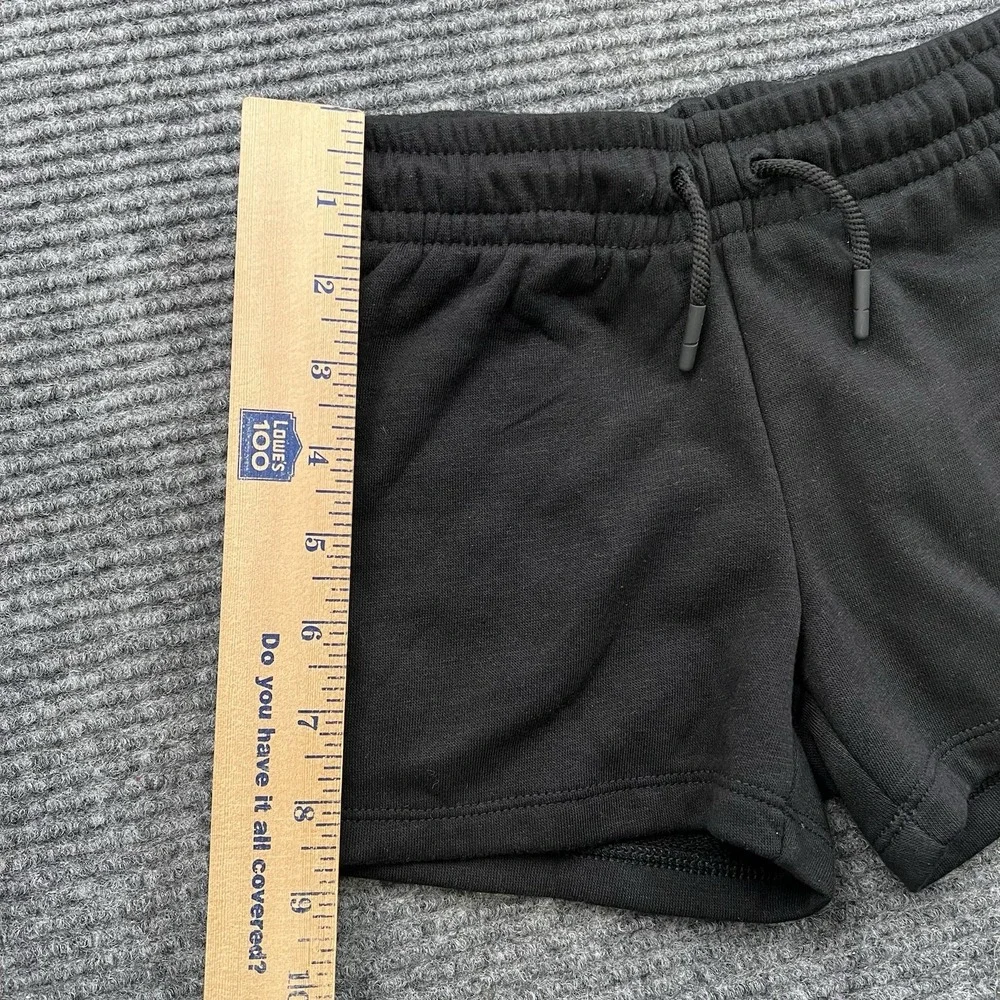 Nike Jordan‎ Jumpman Kids Girls Size 6 Athletic Knit Shorts Solid Black NWT $40